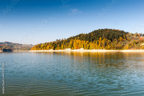 View from the village of Zawóz, Lake Solińskie, Polanczyk, Solina / Widok ze wsi Zawóz Jezioro Solińskie, Polanczyk, Solina, photo