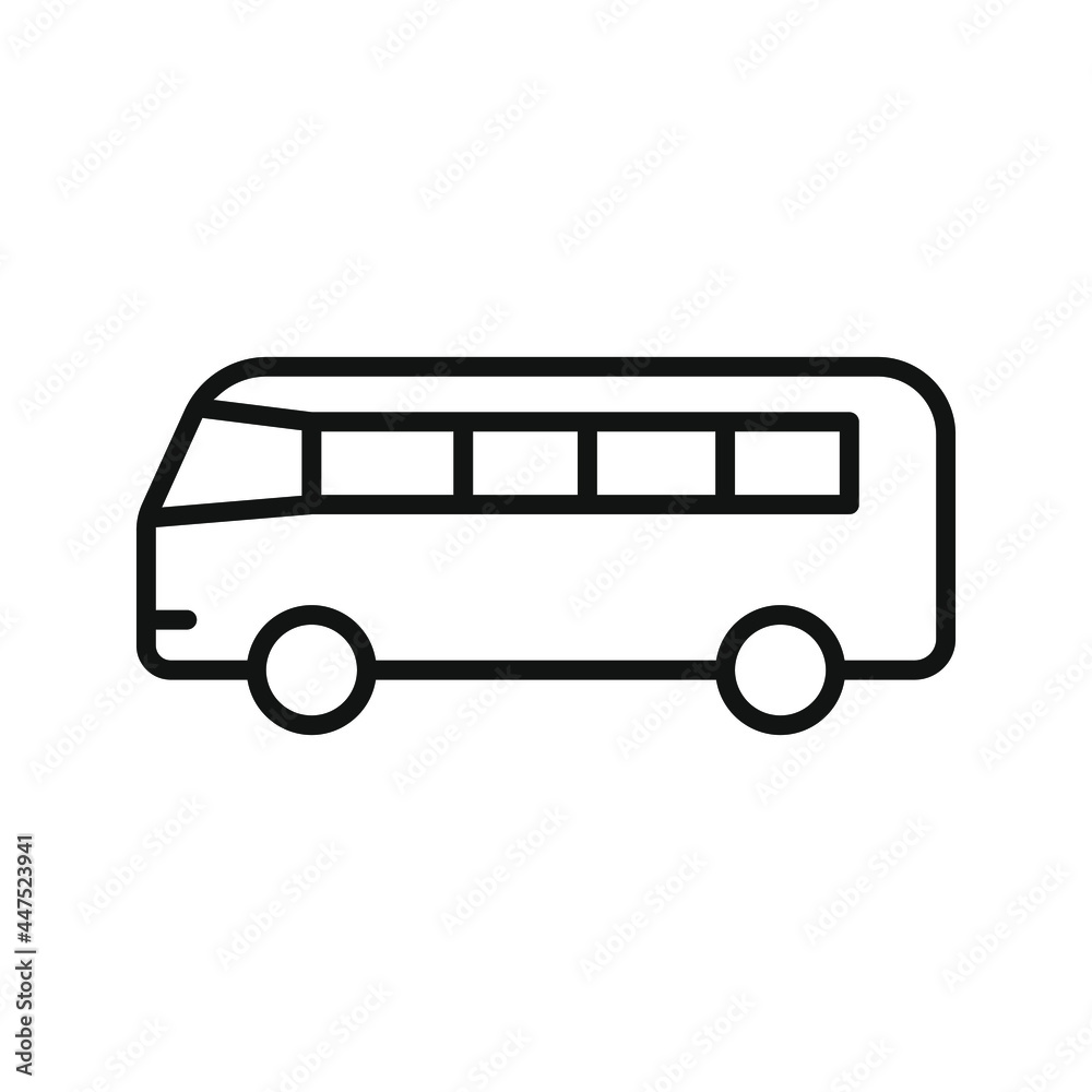 Public transport icon vector set. Travel illustration sign collection. journey symbol or logo.
