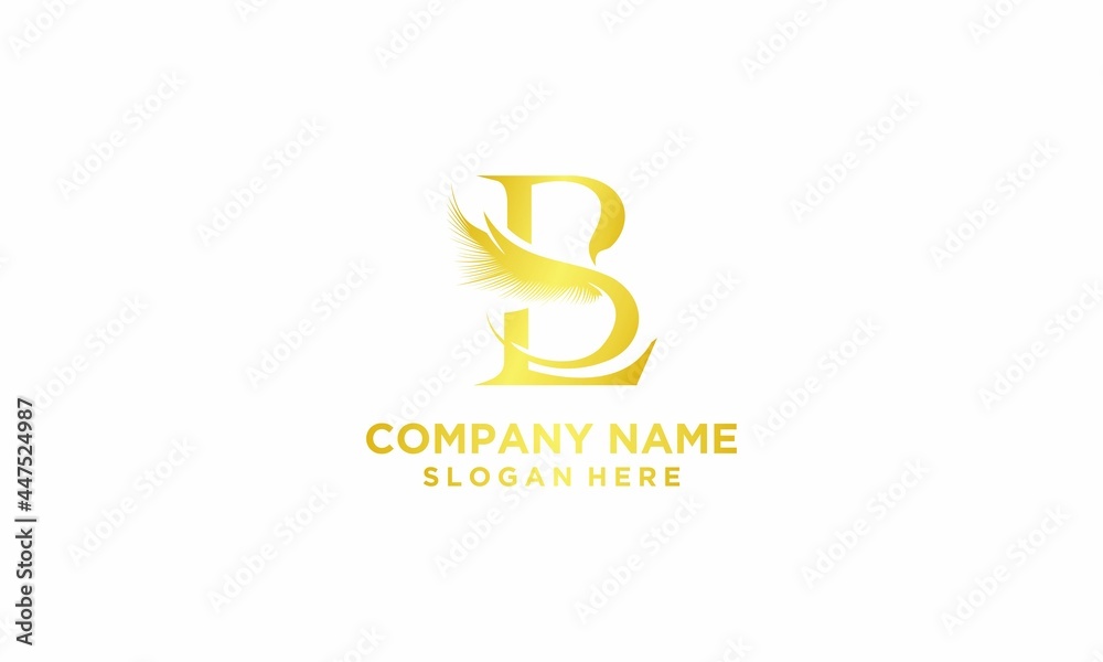 Logo initial BL Cosmetics & Beauty Logo initial BL Cosmetics & Beauty