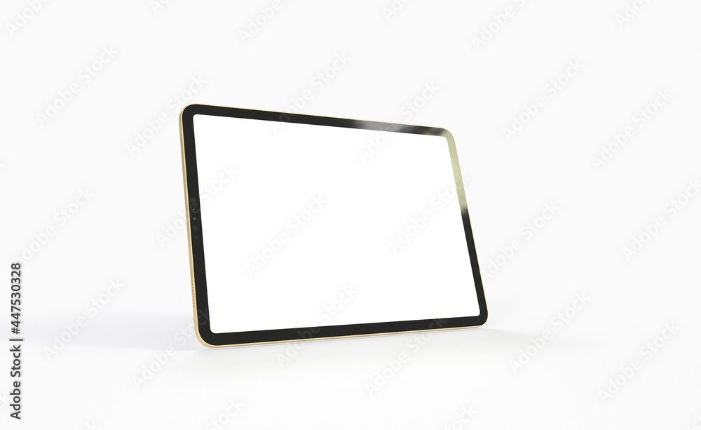 Tablet 3d computer with blank screen Tablet 3d computer with blank screen