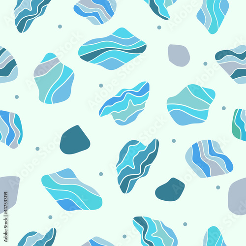 organic, fashion, style, simple, ground, wrapping, doodle, colorful, rock, material, stone, beach, vintage, fabric, shape, print, turquoise, sea, abstract, art, background, blue, bright, color, decora