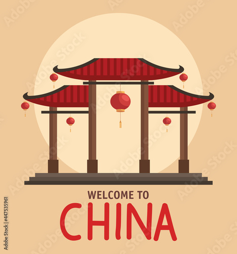 welcome to china with temple