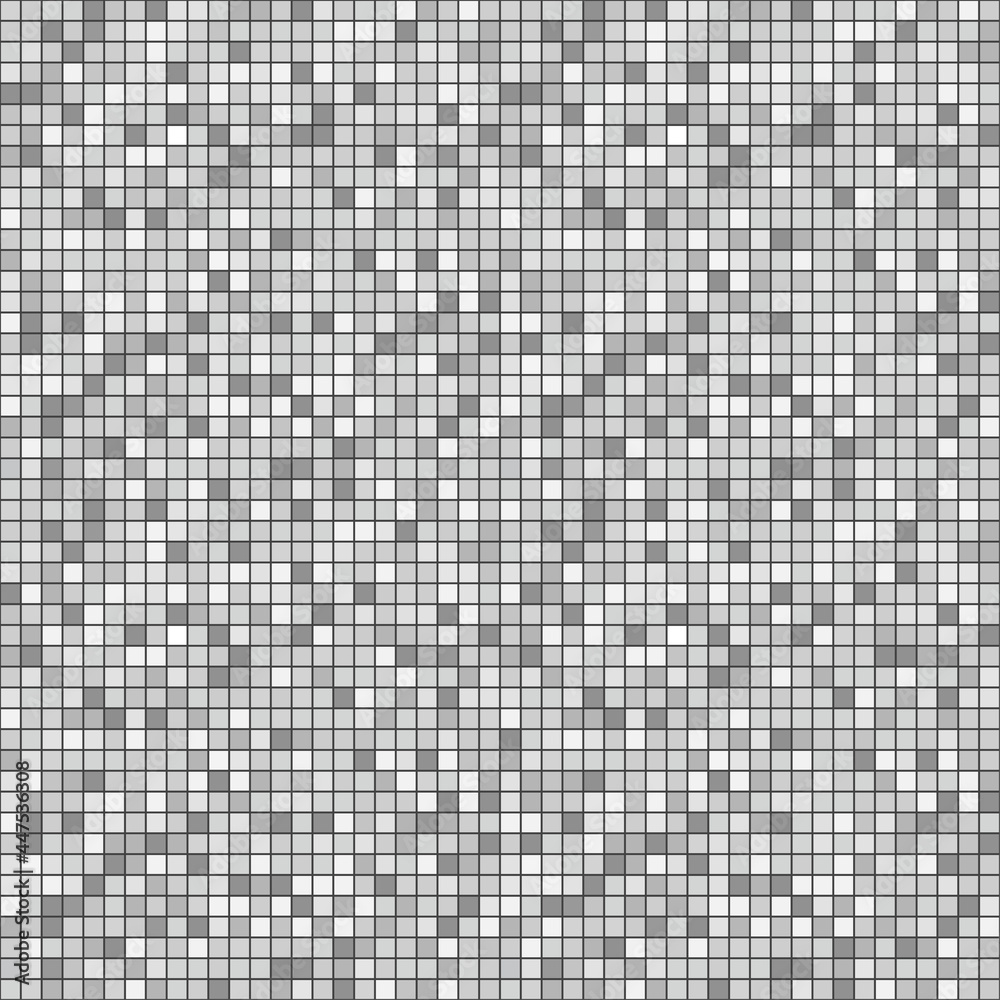 Fototapeta premium Seamless tile pattern. Checkered background. Abstract grid geometric wallpaper. Print for polygraphy, posters, t-shirts and textiles. Doodle for design