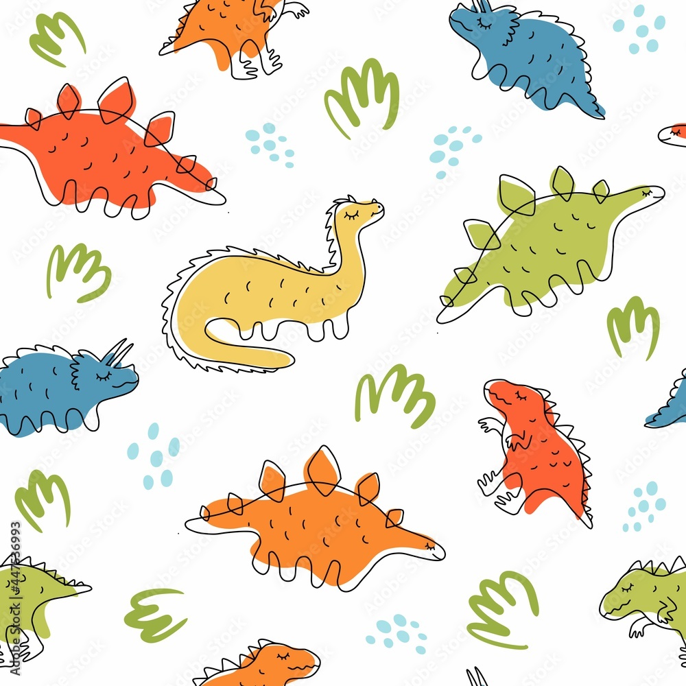 Dinosaur pattern Dinosaur pattern