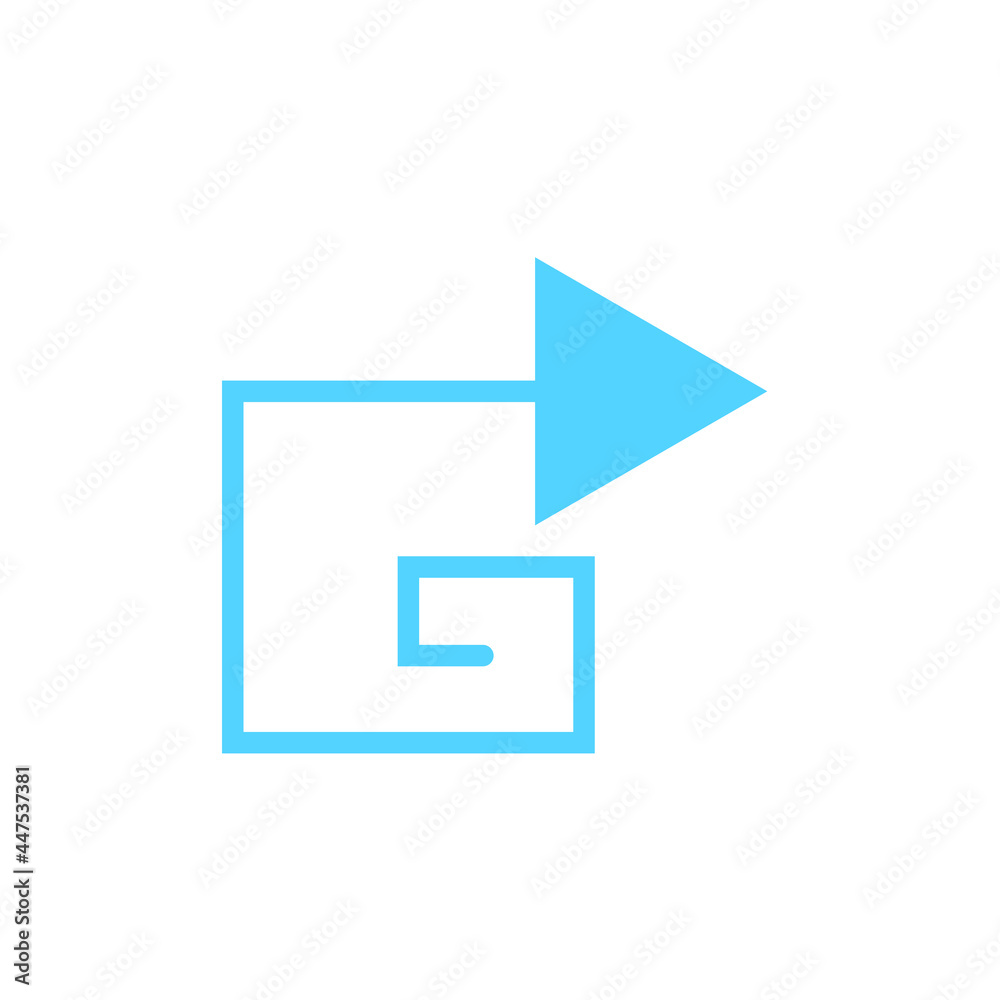 Arrow icon for app and website design. Vector. Arrow icon for app and website design. Vector.