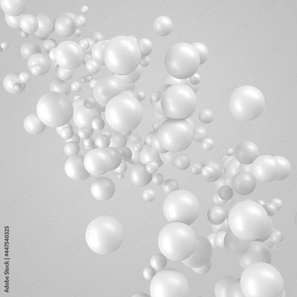 White balls decorative abstract background White balls decorative abstract background