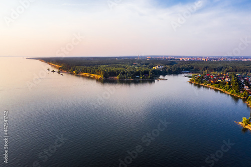 Novosibirsk Ob reservoir. Western Siberia