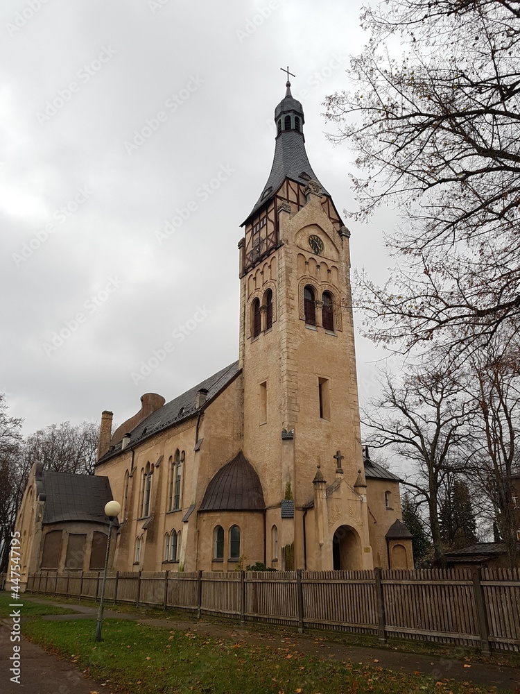 Dubulti Lutheran Church in the Latvian city of Jurmala on November 19, 2020