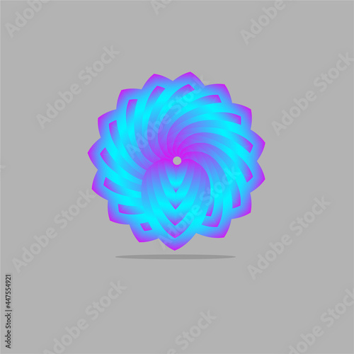 modern gradient Business Corporate technology symbol logo design concept vector  
