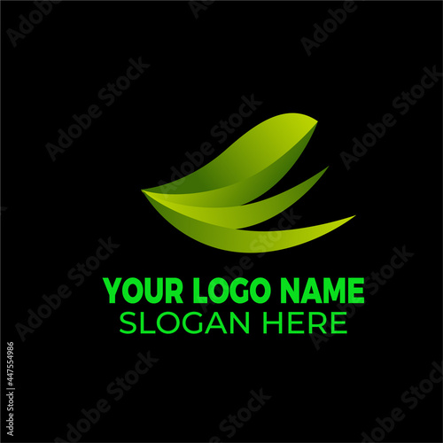 modern gradient Business Corporate technology symbol logo design concept vector  
