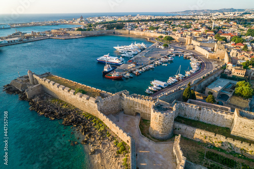 Kolona port on Rhodes island photo