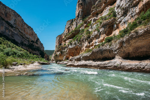 Foz de Lumbier Canyon, Navarre, Spain, Europe.