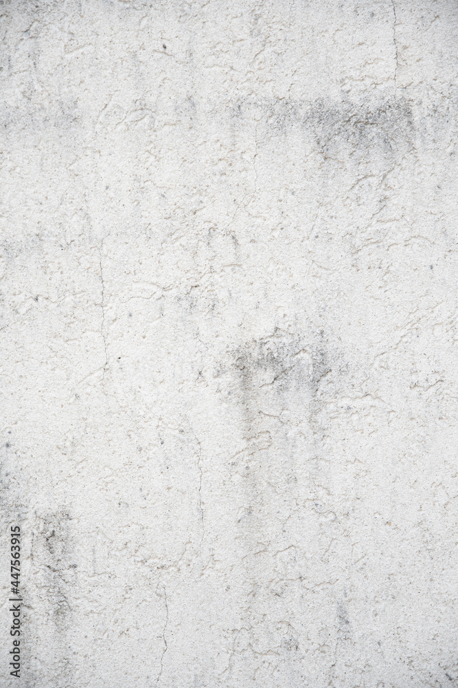 Fototapeta premium background, gray-white plastered wall with cracks and gray streaks
