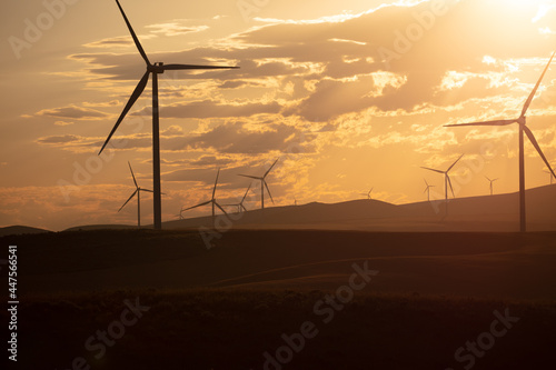 Photography Windmills power generators Idaho