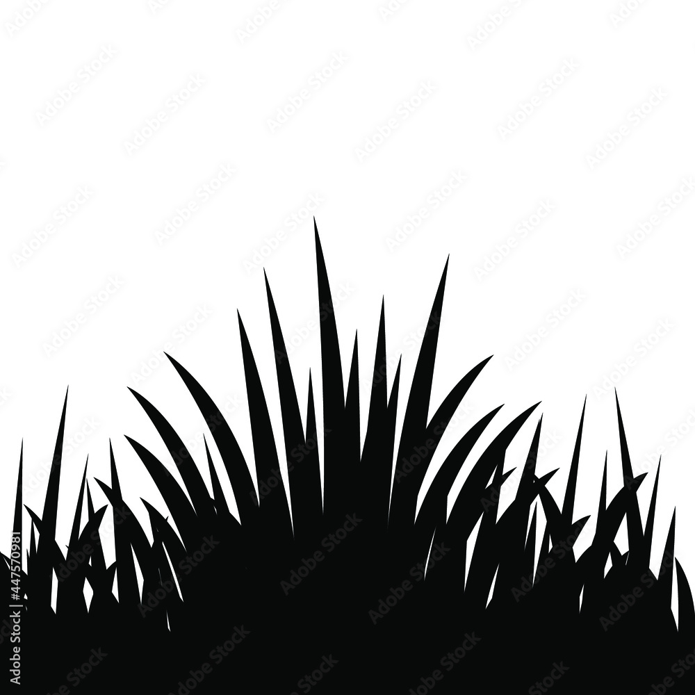 Black And White Grass Background Clipart