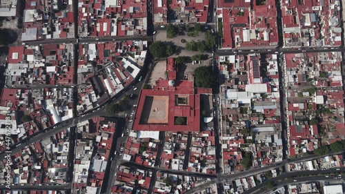 aerial view of morelia's colonial center