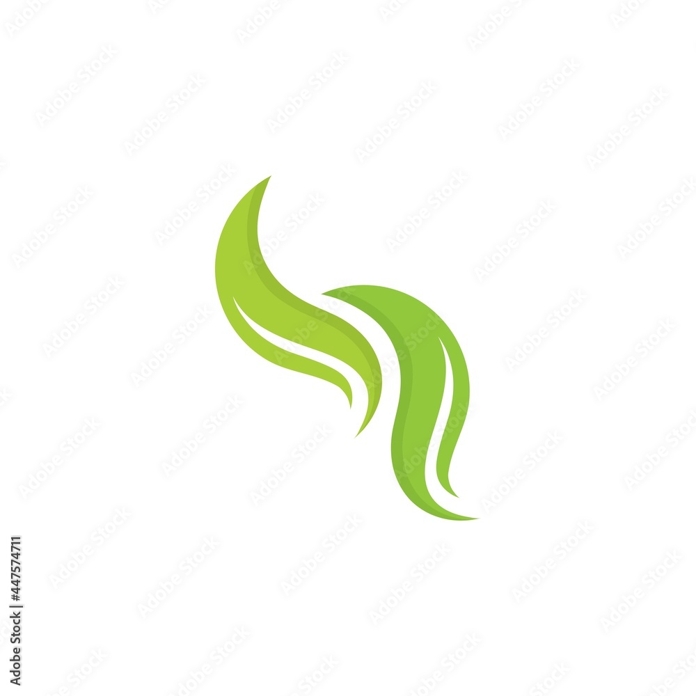 green leaf logo vector icon nature green leaf logo vector icon nature