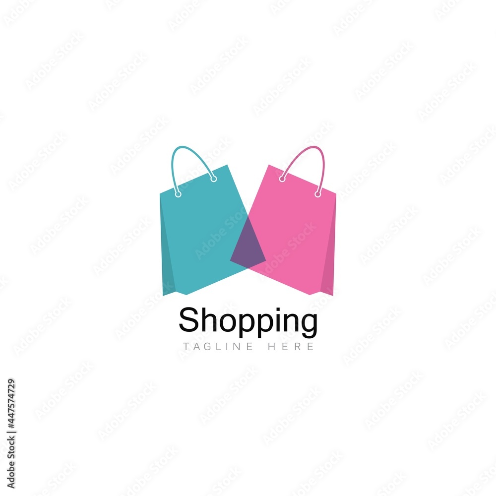 Shopping Logo vector icon illustration Shopping Logo vector icon illustration