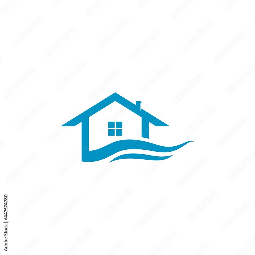 home logo vector icon illustration