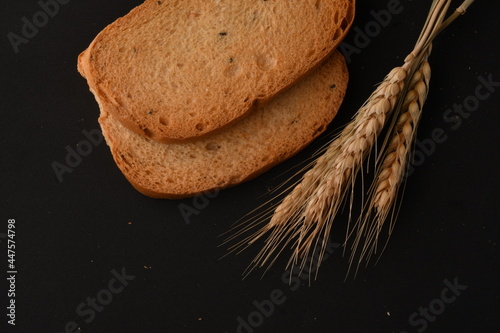 Crunchy Rusk or Toast for healthy life.