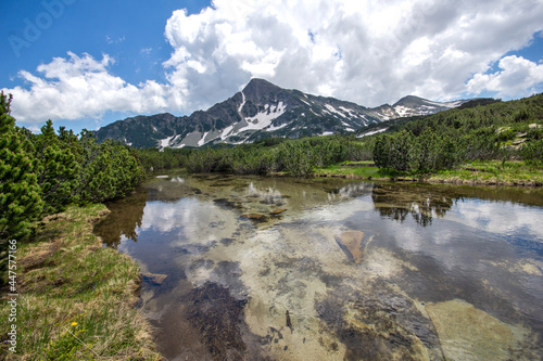 Landscape of Banski Lakes  Pirin Mountain  Bulgaria