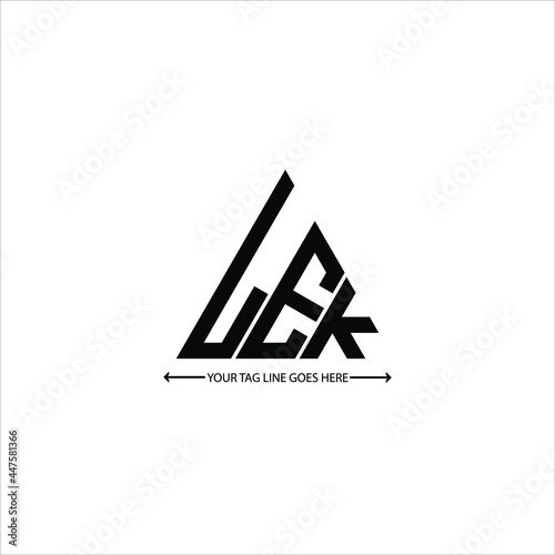 LEK letter logo creative design. LEK unique design
