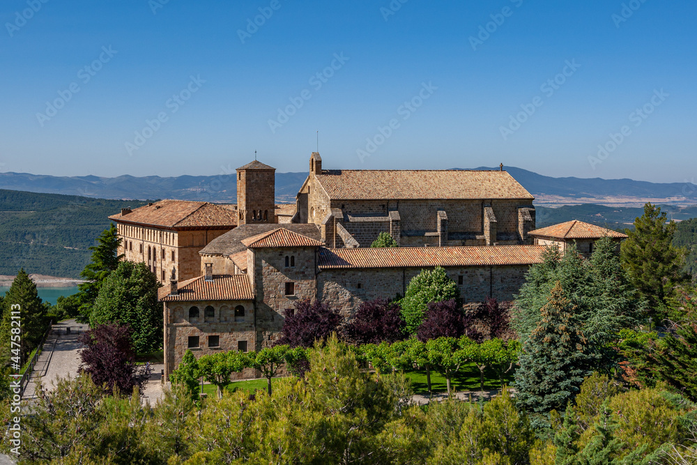 Monastery San Salvador de Leyre, Navarre, Spain. Monastery San Salvador de Leyre, Navarre, Spain.