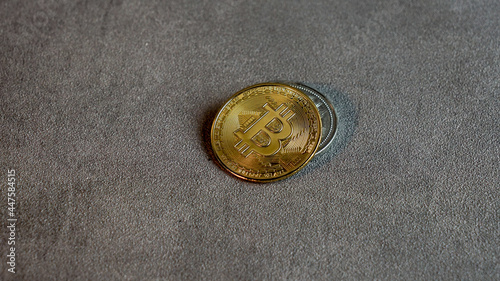 cryptocurrency bitcoin the future coin, golden coin