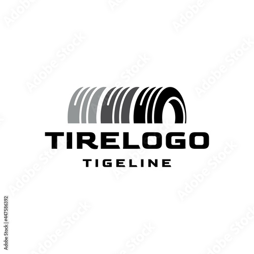 Tire logo design inspiration vector template
