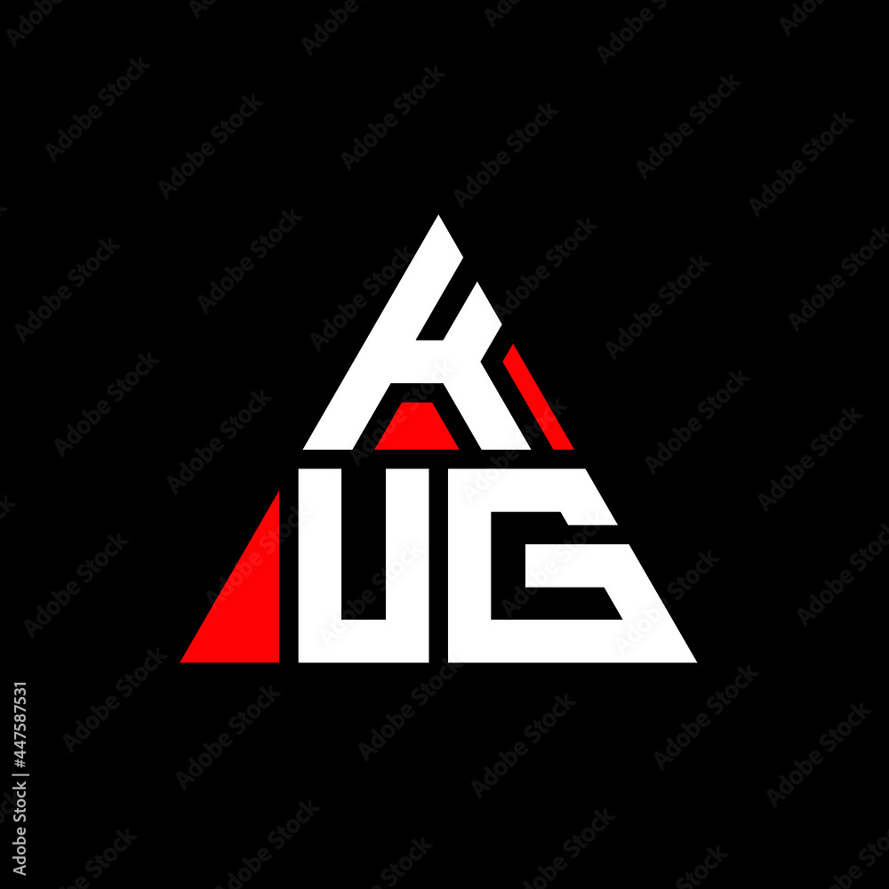 KUG triangle letter logo design with triangle shape. KUG triangle logo design monogram. KUG triangle vector logo template with red color. KUG triangular logo Simple, Elegant, and Luxurious Logo. KUG KUG triangle letter logo design with triangle shape. KUG triangle logo design monogram. KUG triangle vector logo template with red color. KUG triangular logo Simple, Elegant, and Luxurious Logo. KUG