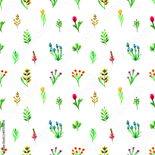 Wallpaper Mural Colorful pattern flower print background Torontodigital.ca