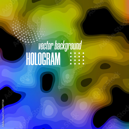 Modern abstract colorful background similar to the image of a thermal imager, scanner, tomograph, etc.