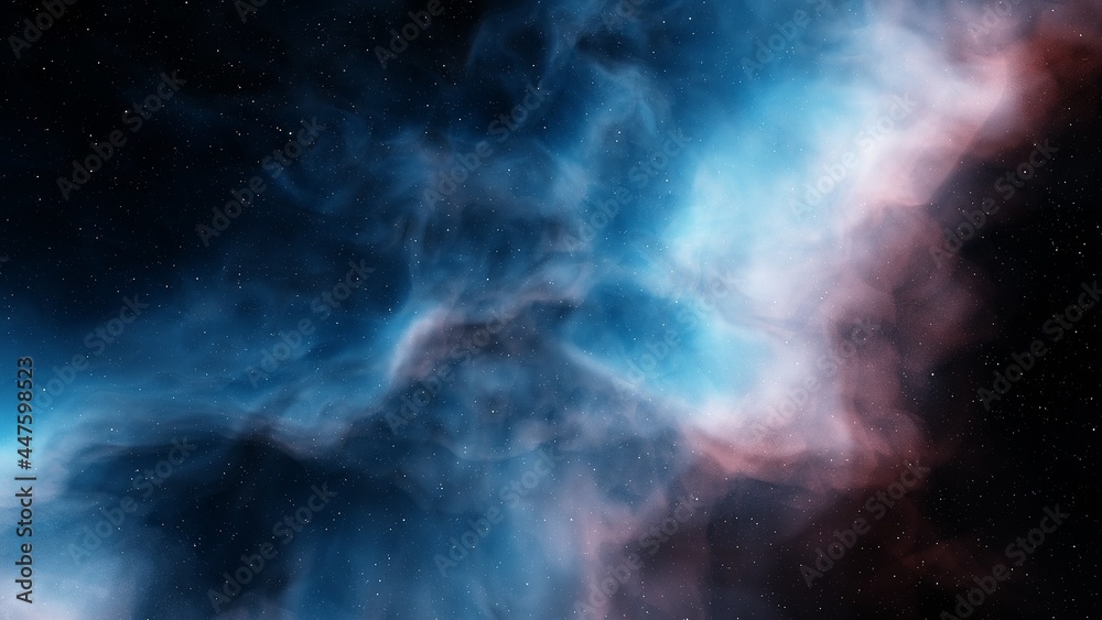 Fototapeta premium nebula gas cloud in deep outer space
