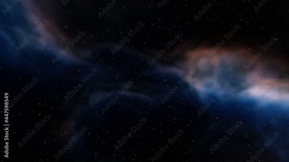 Fototapeta premium nebula gas cloud in deep outer space