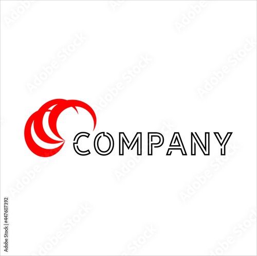 Logo design that can be customized with the company name according to your needs 