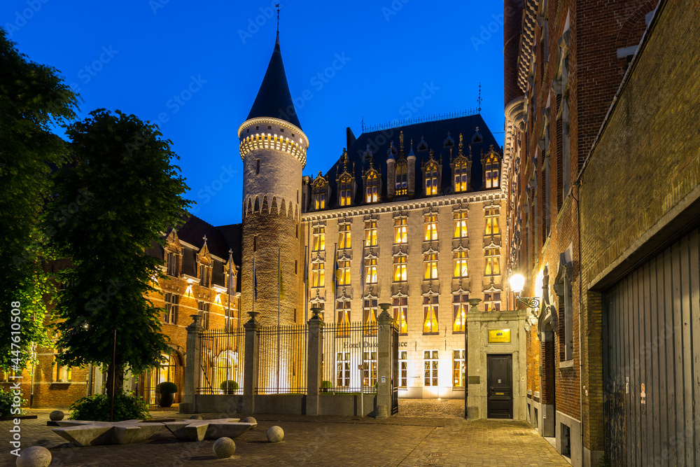 Fototapeta premium luxury hotel in Bruges, Belgium