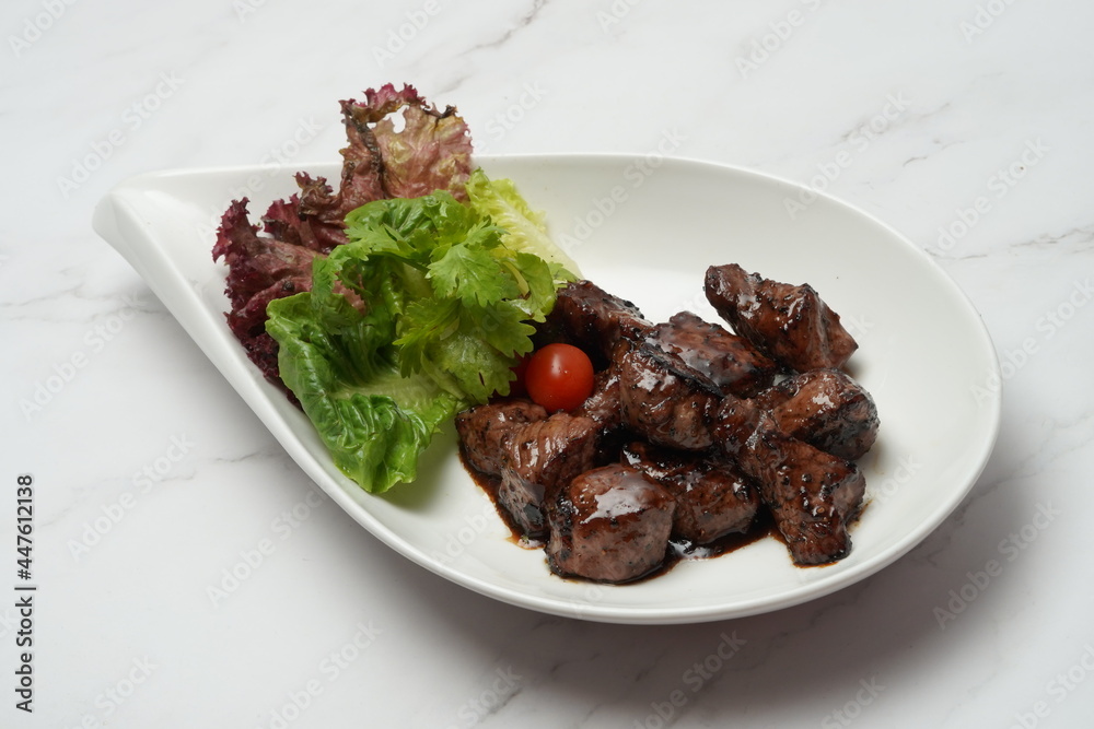 Grilled beef cubes Grilled beef cubes