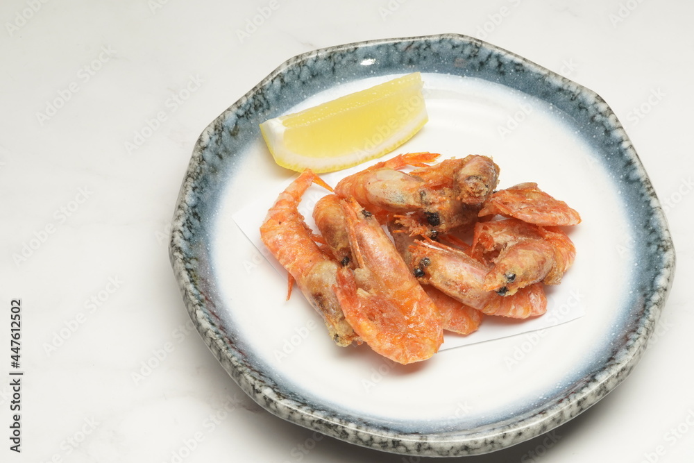 Fried shrimps Fried shrimps