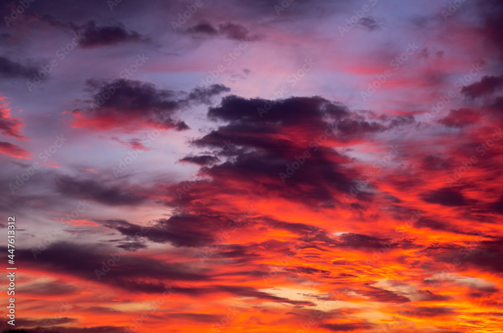 Fototapeta premium 夕焼け雲6