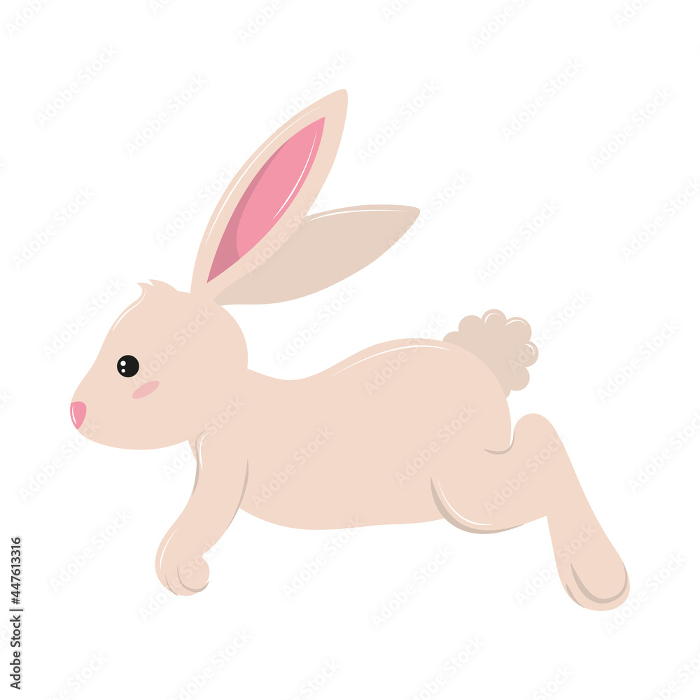 Obraz premium cute rabbit icon