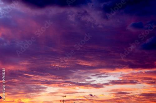 夕焼け雲1 © mizo3des