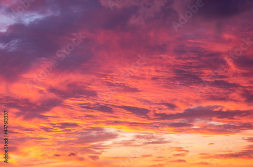 夕焼け雲2 © mizo3des