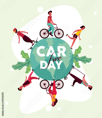 car free day template