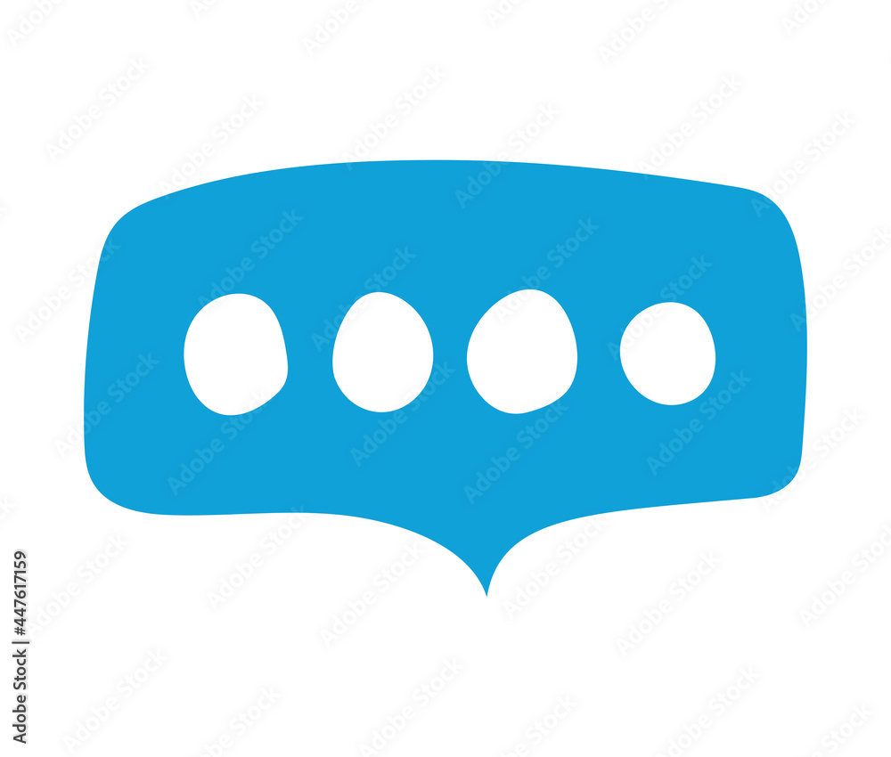 blue text bubble blue text bubble
