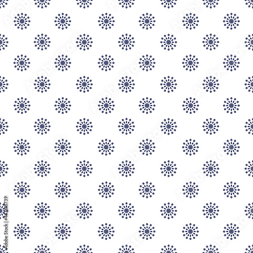seamless pattern with snowflakes