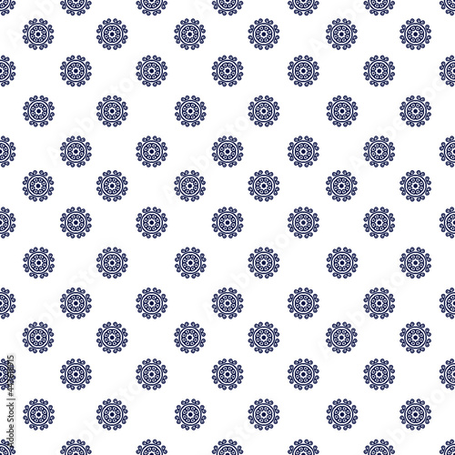 seamless pattern with snowflakes
