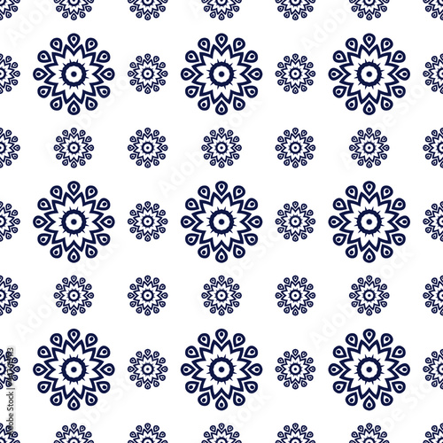 seamless pattern with flowers