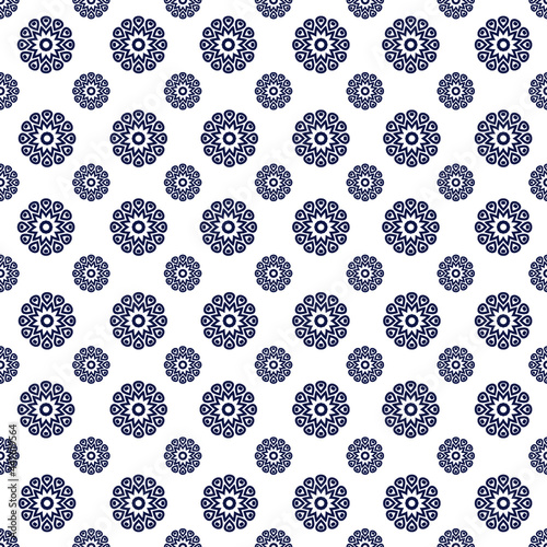 seamless pattern with flowers