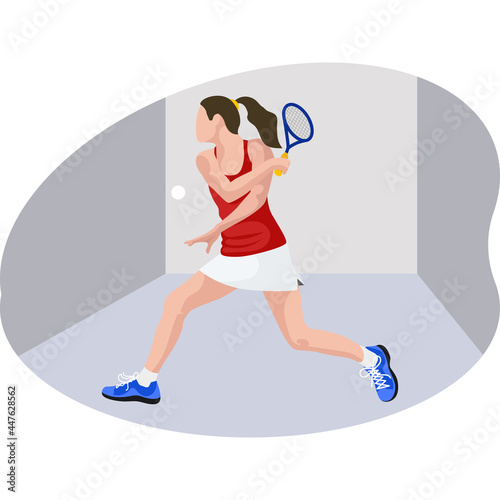 Female tennis player