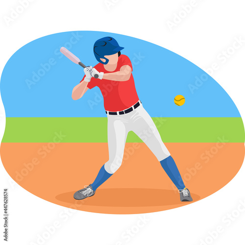 Male baseball player